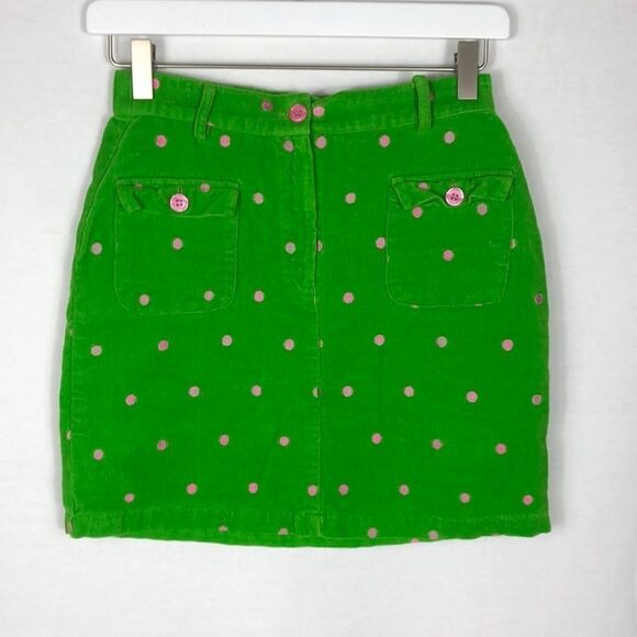 Nick Nack Patty Wack green skirt/pink polka dots - Picture 1 of 6
